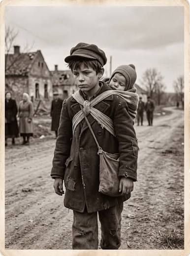 The Little Boy Who Carried His Baby Sister Across War-Torn Hungary in 1945